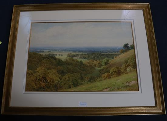 Harry Sutton Palmer (1854-1933) A Buckinghamshire landscape, near Chequers Court, 20 x 29in.